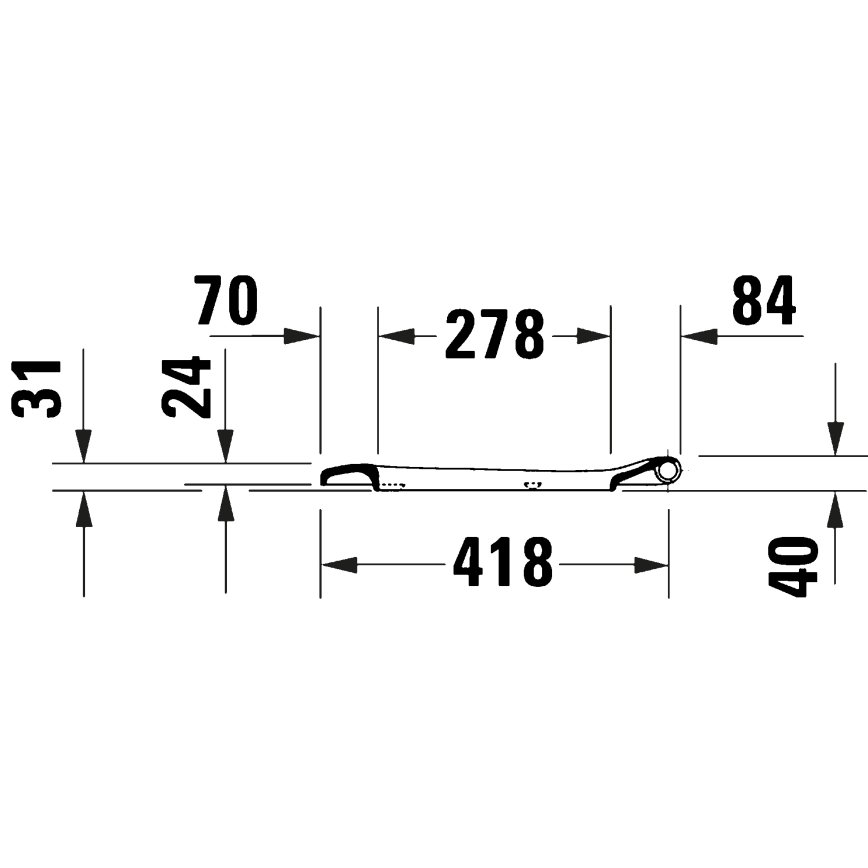 Duravit 28210000 - Седалка за тоалетна D-CODE 37,4x43,3 cm бяла