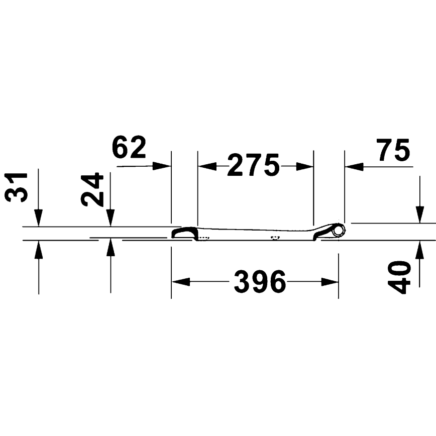 Duravit 28310000 - Тоалетна седалка D-CODE 37,4x42 см бяла