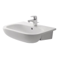 Duravit 339550000 - Умивалник за вграждане D-CODE 55x44 cm керамика/бял гланц