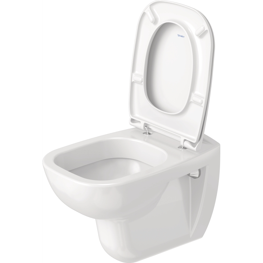 Duravit 45350900A1 - Конзолна тоалетна D-CODE с капак SoftClose, керамика/гланцово бяло