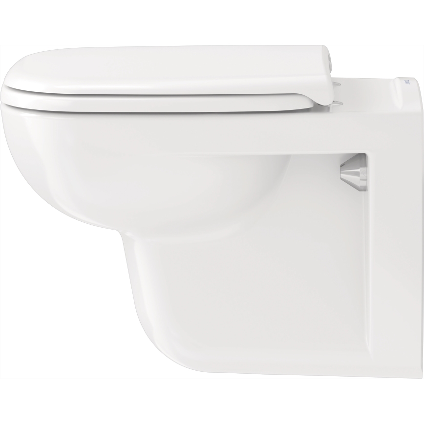 Duravit 45350900A1 - Конзолна тоалетна D-CODE с капак SoftClose, керамика/гланцово бяло