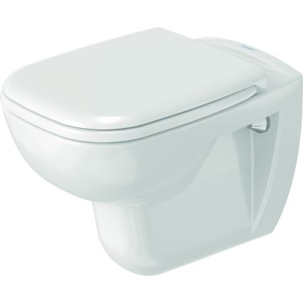Duravit 45351900A1 - Конзолна тоалетна чиния D-CODE с капак, керамика/бял гланц