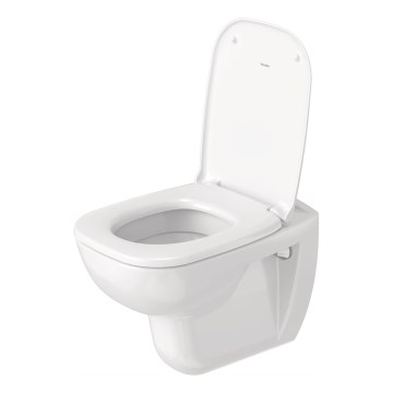 Duravit 45351900A1 - Конзолна тоалетна чиния D-CODE с капак, керамика/бял гланц