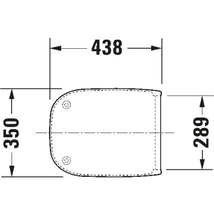 Duravit 67390099 - Тоалетно седало SoftClose D-CODE 35x43,8 cm бяло