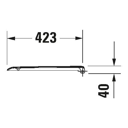 Duravit 67390099 - Тоалетно седало SoftClose D-CODE 35x43,8 cm бяло
