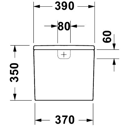 Duravit 9530000852 - Тоалетно казанче за WC D-CODE 4,5/3 л керамика/бяло