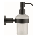 Duravit 99164600 - Стенен дозатор за течен сапун D-CODE 390 ml опалово стъкло/матово черно