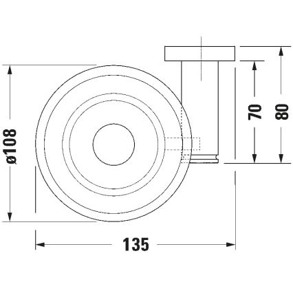 Duravit 99174600 - Стенна сапунерка D-CODE лява матова черна