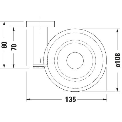 Duravit 99184600 - Стенна сапунерка D-CODE, дясна, матово черна