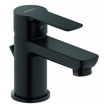 Duravit DC1013001046 - Смесител за мивка D-CODE с изпразнител, матово черен
