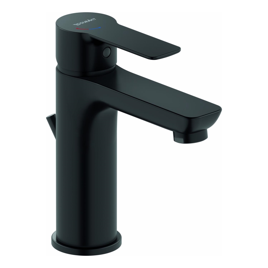 Duravit DC1023001046 - смесител за умивалник + изпускател D-CODE матово черно
