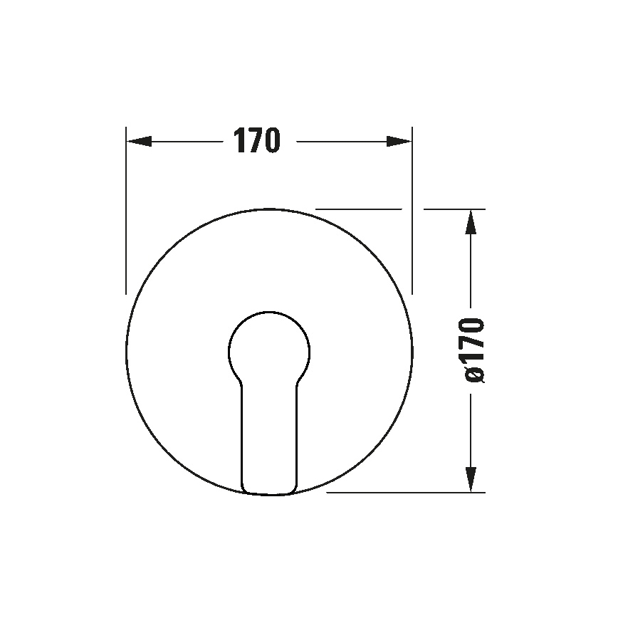 Duravit DC4210010010 - Душ смесител за вграден монтаж D-CODE лъскав хром