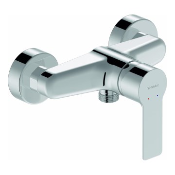 Duravit DC4230001010 - Стенен смесител за биде D-CODE, лъскав хром