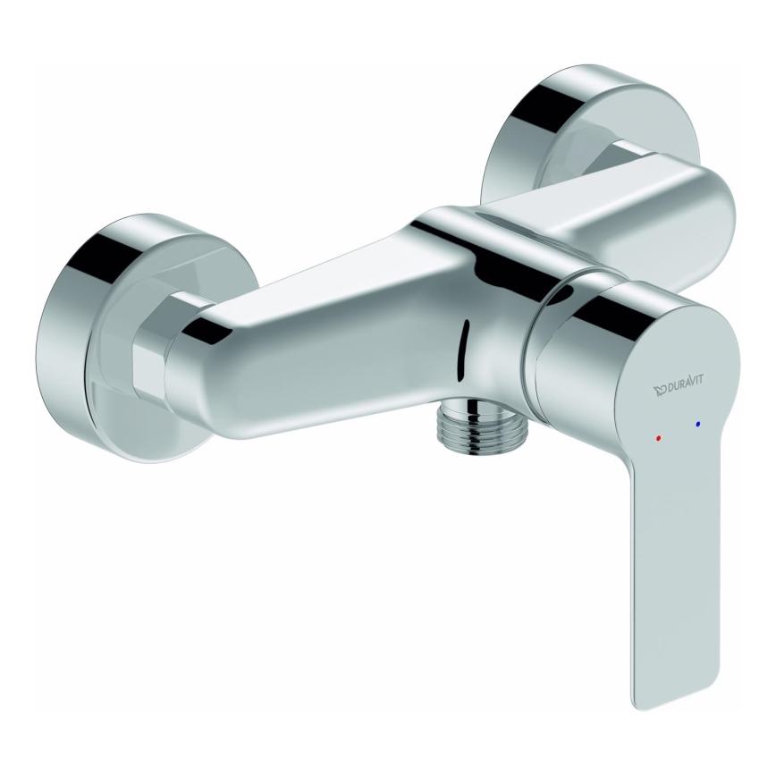 Duravit DC4230001010 - Стенен смесител за биде D-CODE, лъскав хром