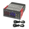 Двоен дигитален термостат 3W/230V