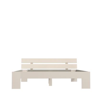 Двойно легло PIROA 180x200 см бежово