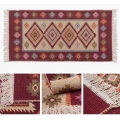 Двулицев ориенталски килим KILIM 80x150 см червен/бежов