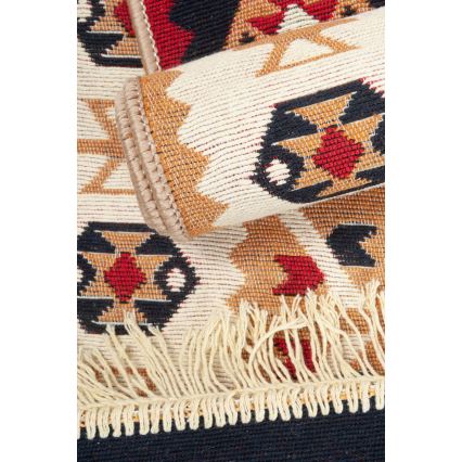 Двулицев ориенталски килим KILIM GOLD 60x120 cm многоцветен