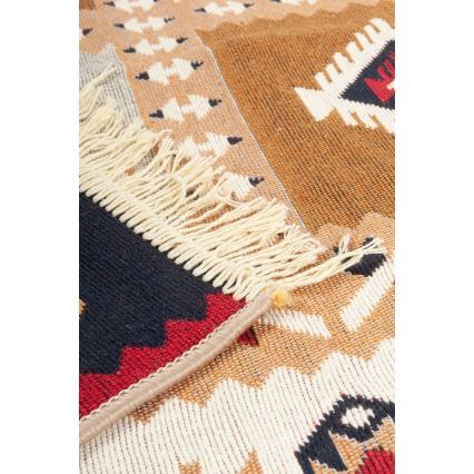 Двулицев ориенталски килим KILIM GOLD 60x120 cm многоцветен