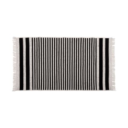 Двулицев килим KILIM GOLD 80x150 см черен/бял