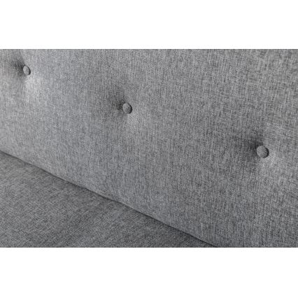 Двуместен диван LOKO в светлосив цвят