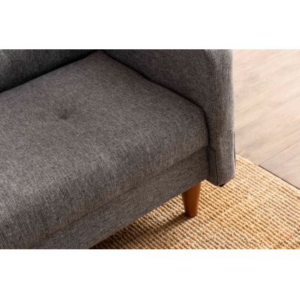 Двуместен диван NARA светлосив