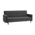 Двуместен диван NARA тъмносив