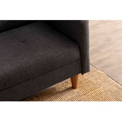 Двуместен диван NARA тъмносив