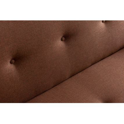 Двуместен диван NARA в кафяво