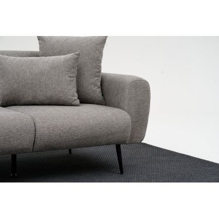 Двуместен диван PISA в светлосив цвят