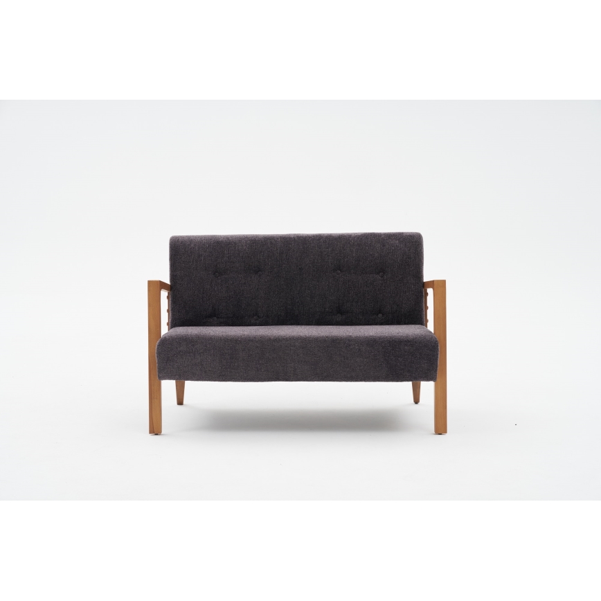 Двуместен диван TUMI в цвят антрацит