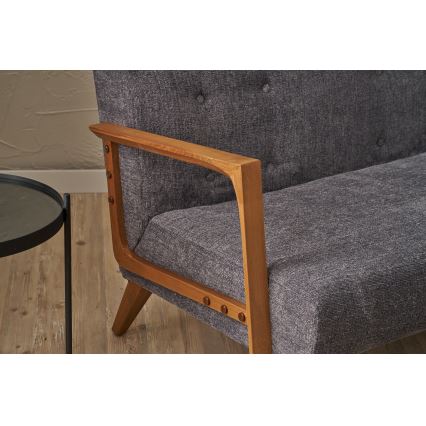 Двуместен диван TUMI в сив цвят