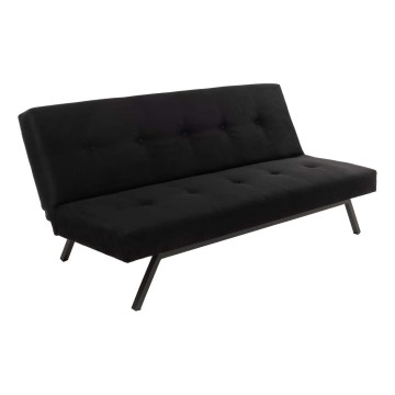 Двуместен разтегателен диван BAKU, черен