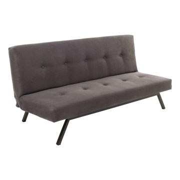 Двуместен разтегателен диван BAKU в сиво