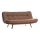 Двуместен разтегателен диван BINA в светлокафяв цвят
