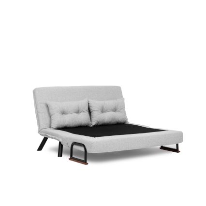 Двуместен разтегателен диван QIRA, сив