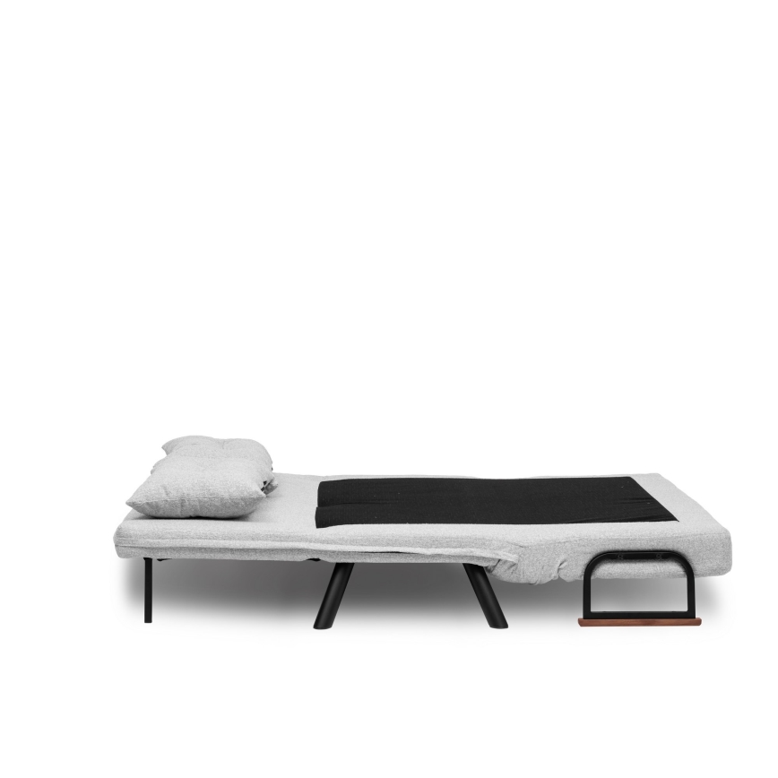 Двуместен разтегателен диван QIRA, сив