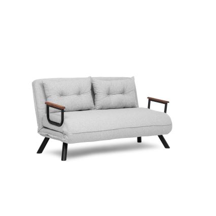 Двуместен разтегателен диван QIRA, сив