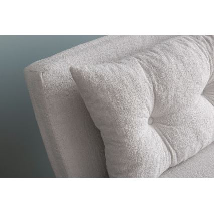 Двуместен разтегателен диван QIRA в бяло