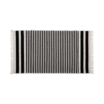 Двустранен килим KILIM GOLD 80x150 cm черно/бяло