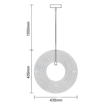 Дървен полилей на кабел 1xE27/60W/230V пр. 43,5 cm масив/шпон/бук/каучуково дърво