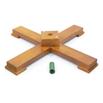 Дървена стойка за елха с диаметър на държача 33 мм