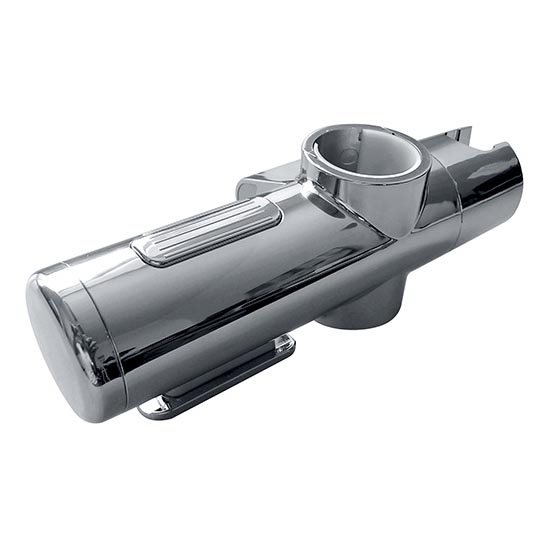 Държач за душ 18,2x6 cm сребрист