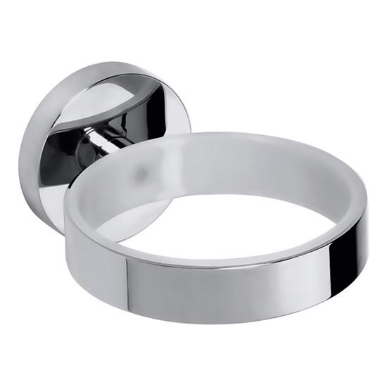 Държач за сешоар OMEGA 8x5,5 cm, сребрист