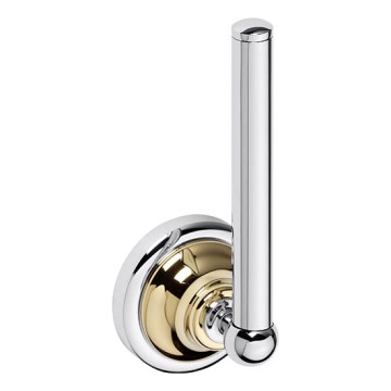 Държач за хартия 6,5x17 см сребрист/златист