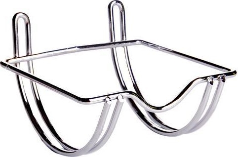 Държач за тоалетна хартия 12x12,5 см, лъскав хром