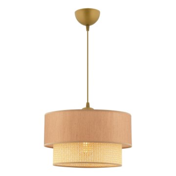 ECHO висяща лампа 1xE27/60W/230V бежова
