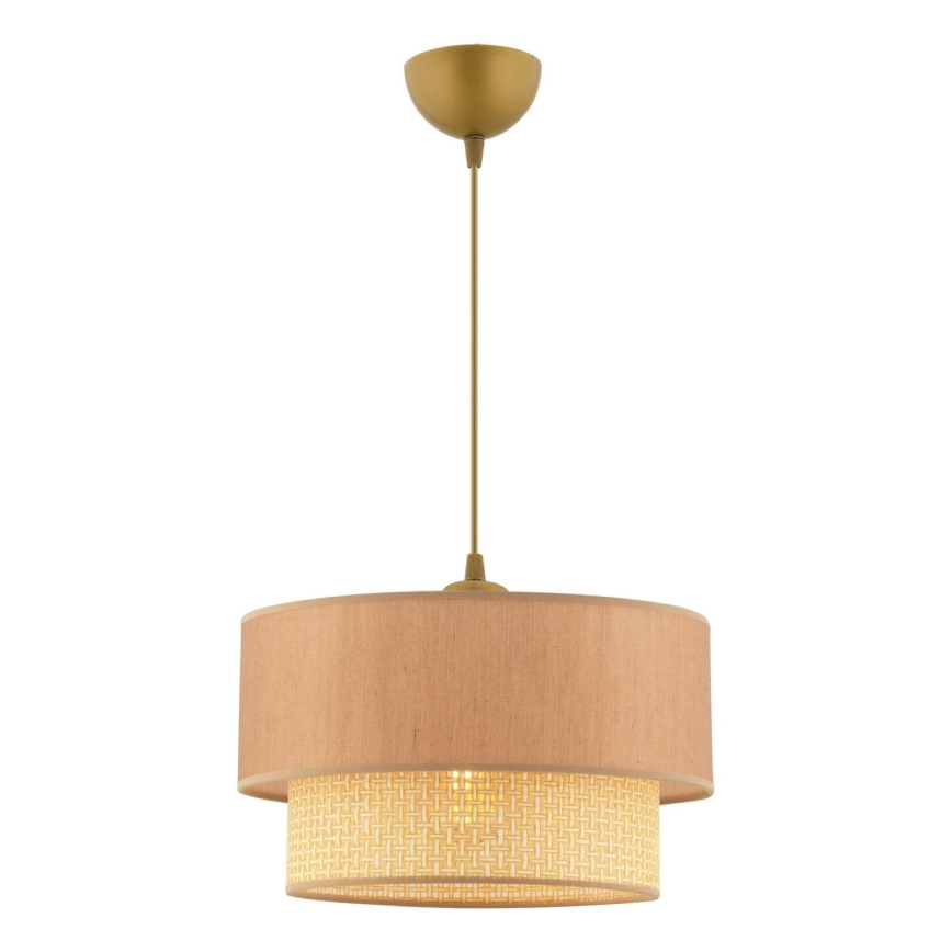 ECHO висяща лампа 1xE27/60W/230V бежова