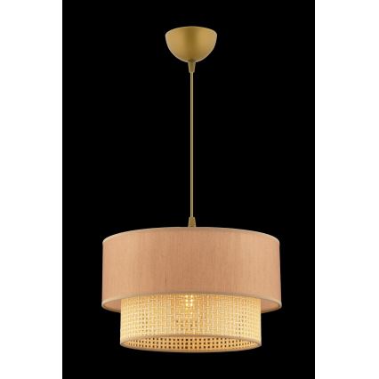 ECHO висяща лампа 1xE27/60W/230V бежова
