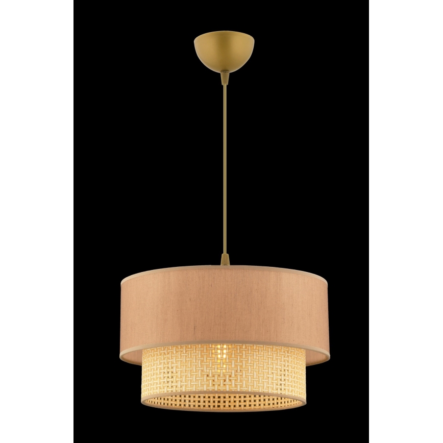 ECHO висяща лампа 1xE27/60W/230V бежова